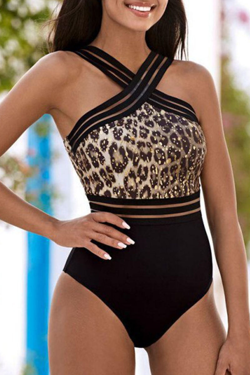 Fashion Simplicity Solid Split Joint Swimwears