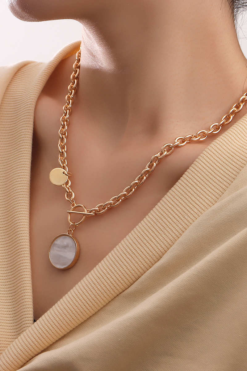 Collares de cadena con patchwork sexy de moda