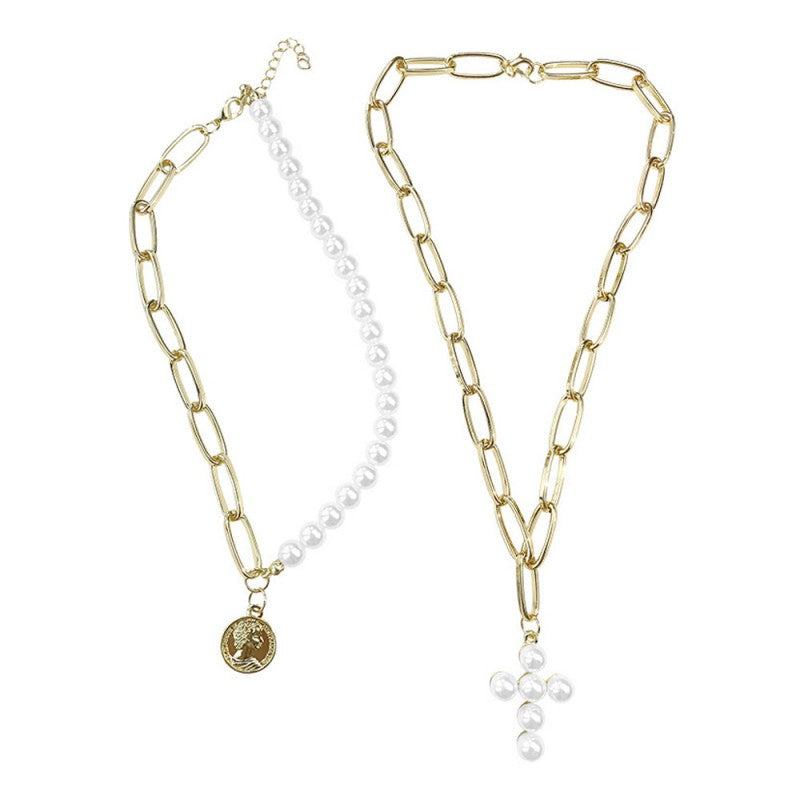 Collares de perlas de patchwork sexys