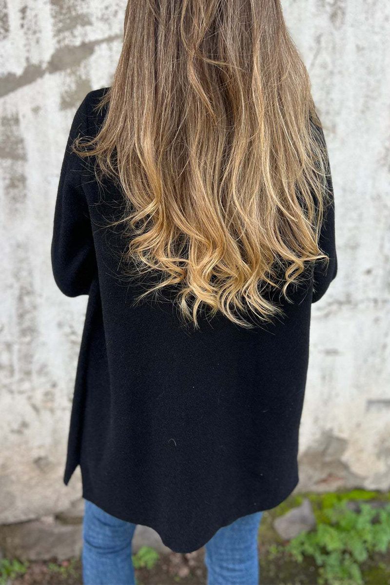 Prendas de abrigo informales de uso diario con botones y cuello vuelto (3 colores)