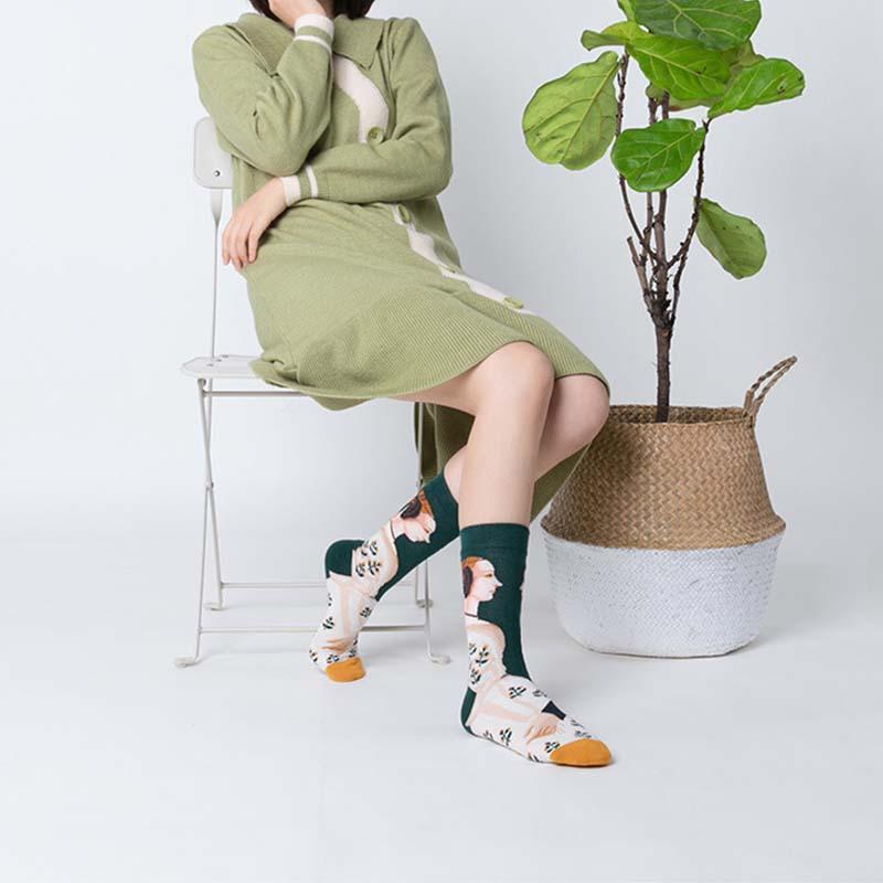 Winter New Creative Pattern Socks