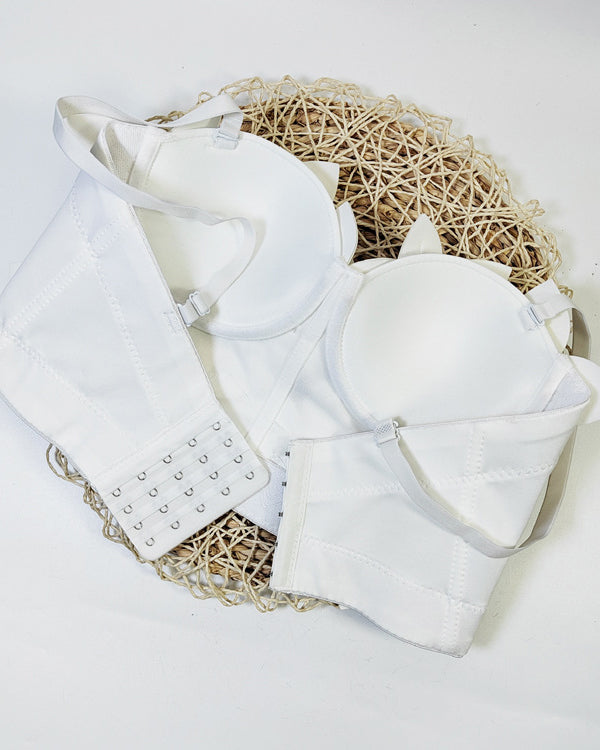 Three-Dimensional Floral Beaded Tube Top