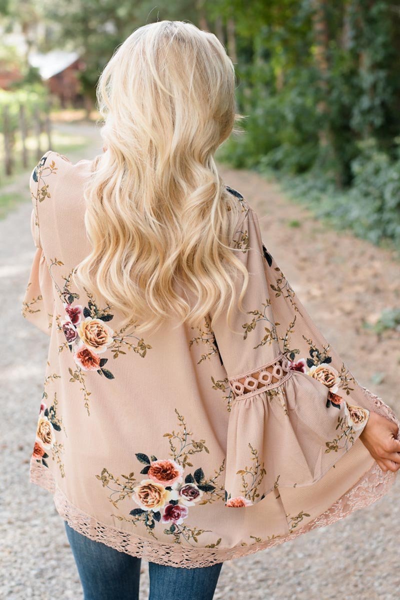 Floral Lace Jacket(3 Colors)