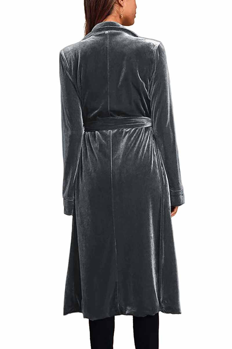 Solid Gold Velvet Cardigan