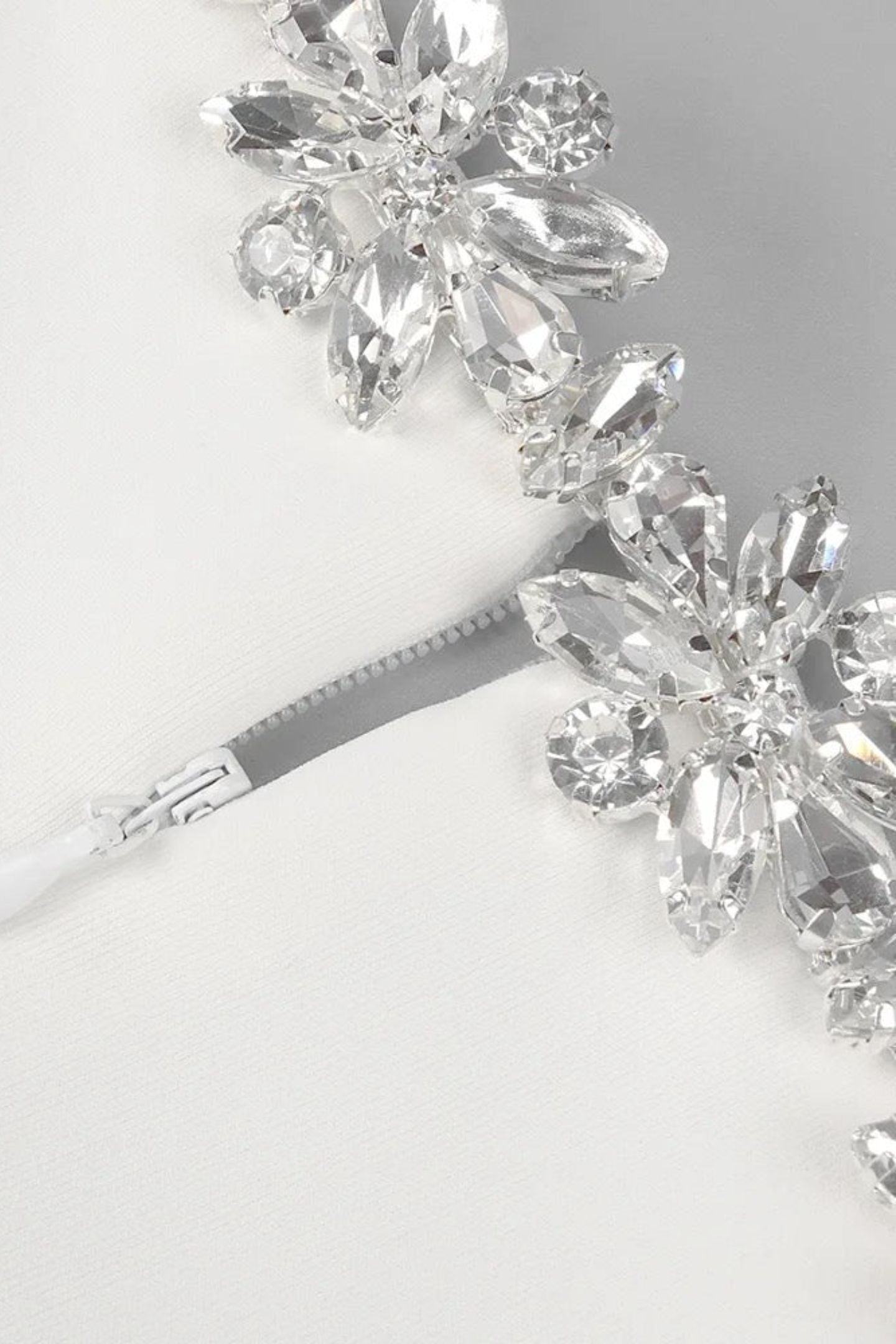 Alexia Square Collar Rhinestone Trim Mini Dress