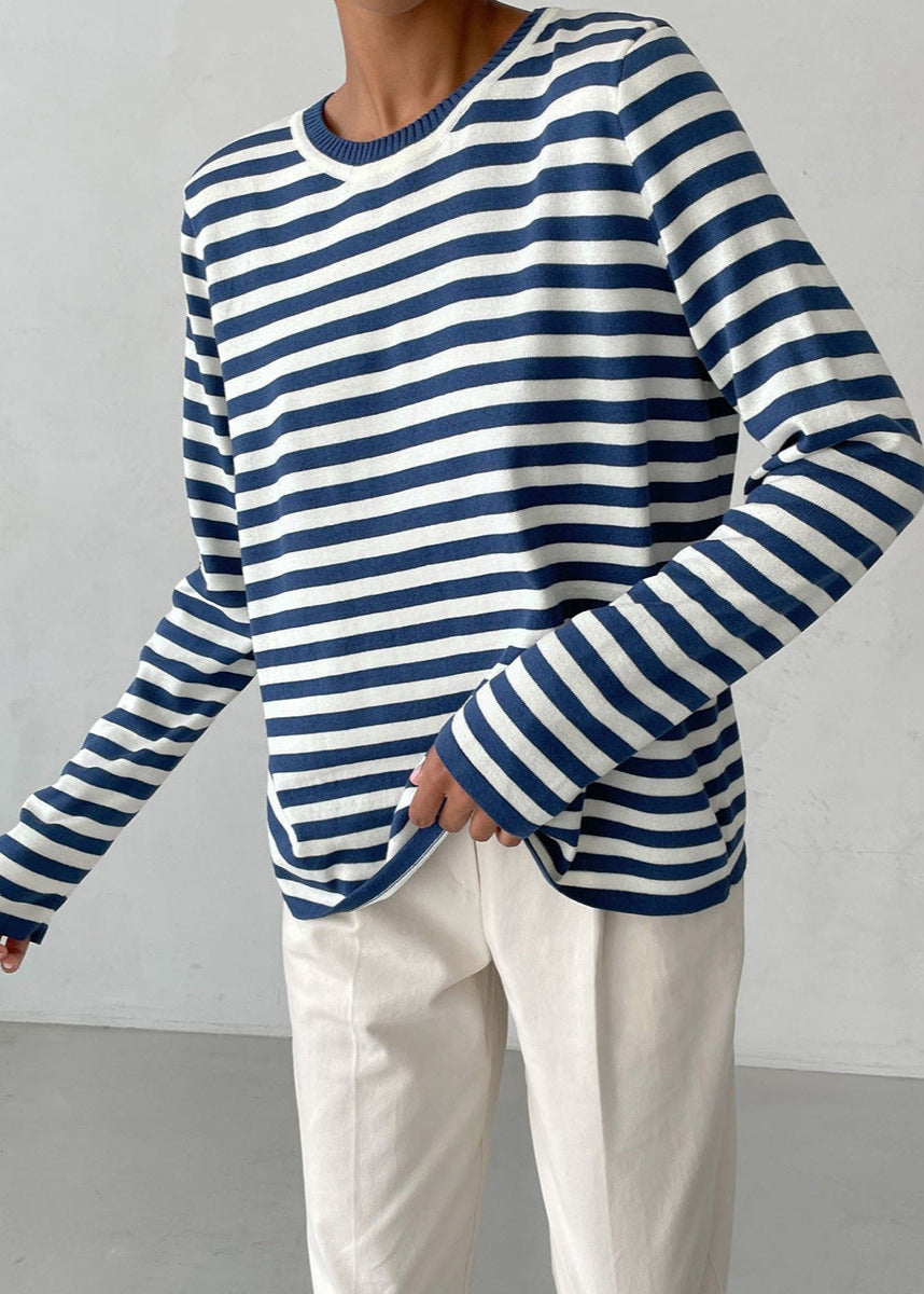 Riviera Lines - Classic Striped Knit Top