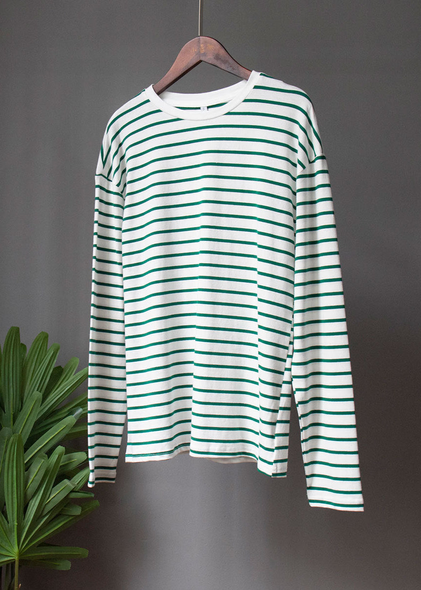 Sienna Coast - Rust Stripe Long Sleeve Tee
