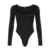 Autumn Hotsweets Slim Long Sleeve Bodysuit Women Simple Lace Trim Square Collar Bow Rompers s Trendy Clothing