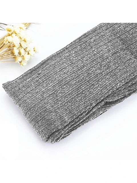 Autumn Winter Women’s Skinny Slim Stretch Knitted Leggings Solid High Waist Ribbed Warm Pants Sexy Trousers 2025Fashion