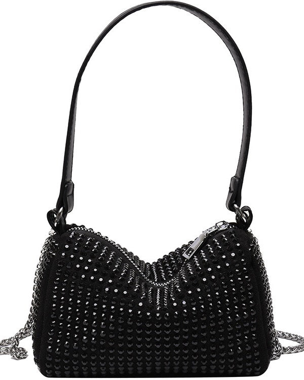 Full Rhinestone Shoulder Bag