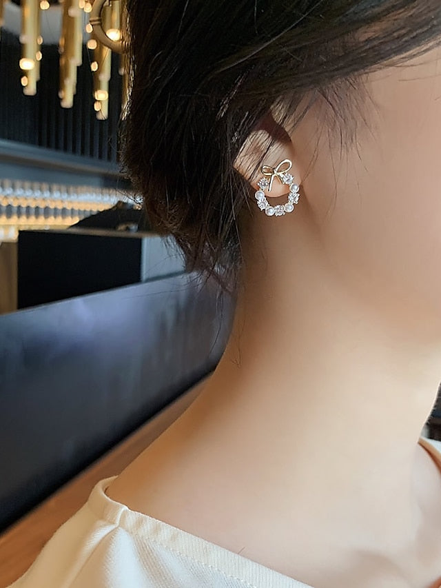 1 Pair Earrings For Birthday Party Evening Street Alloy Classic Fashion for Women