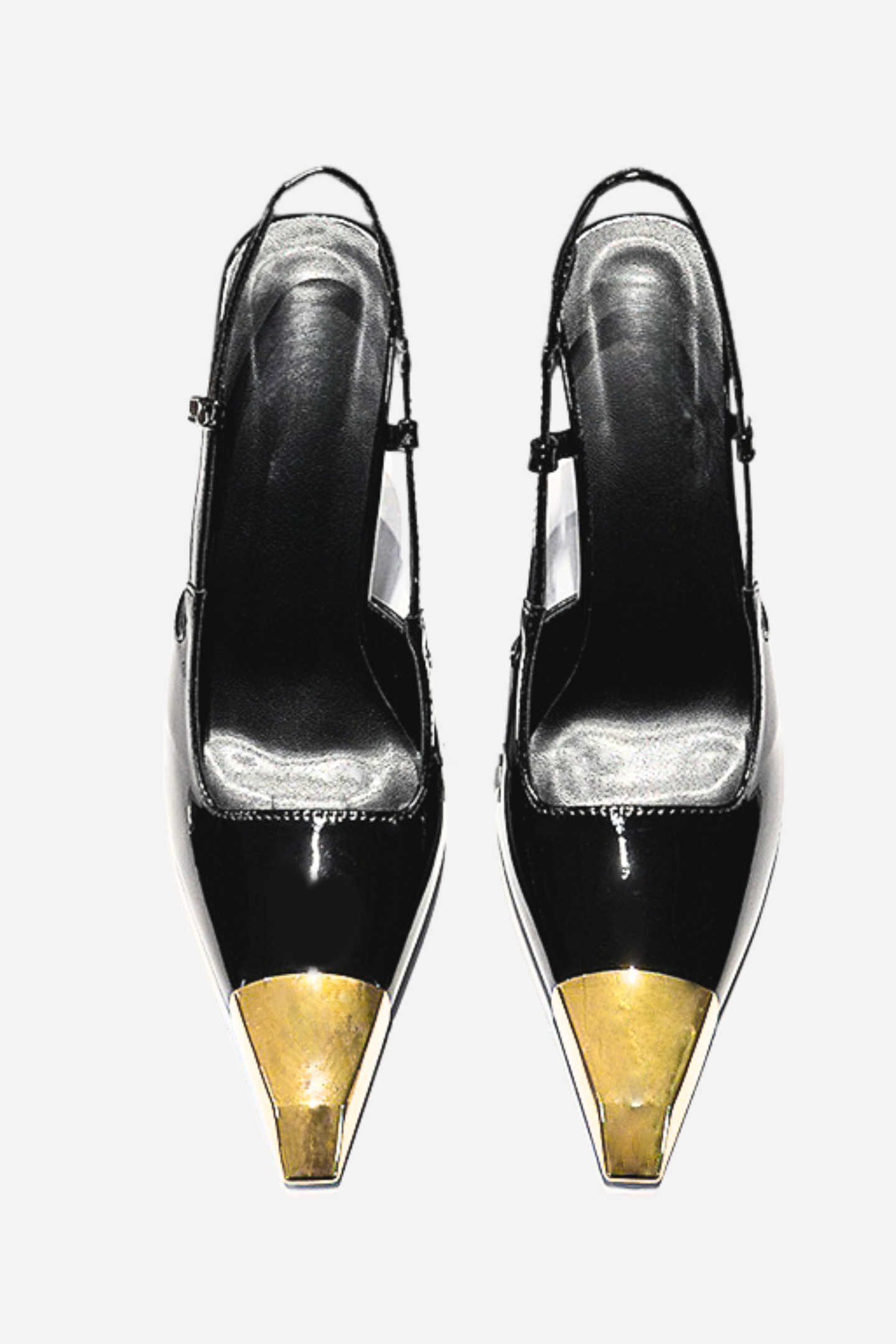 Salome Buckle Slingblack Pumps