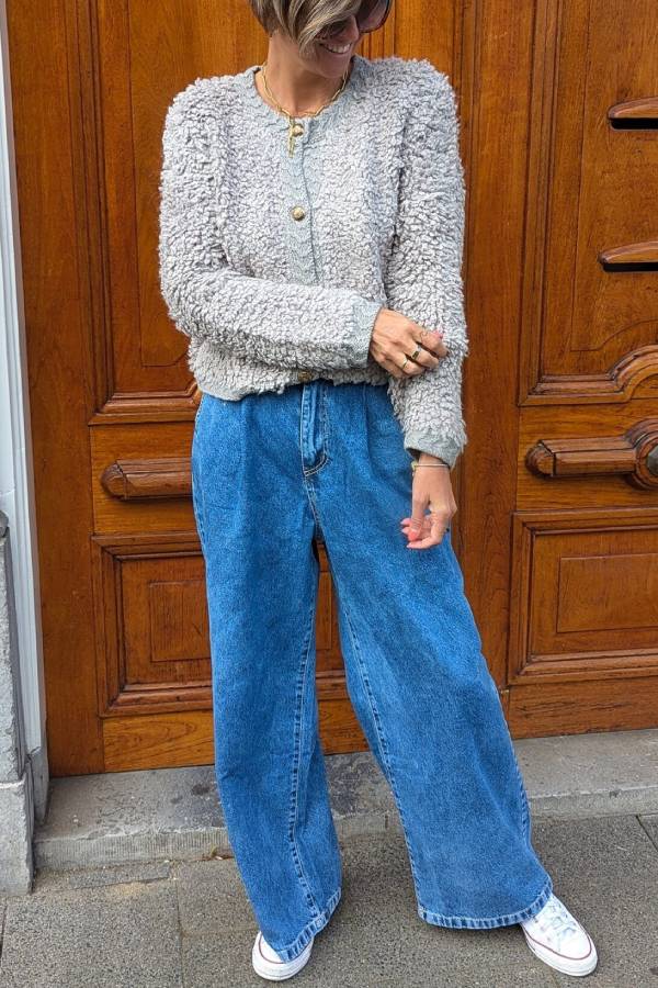 Button Knit Cardigan