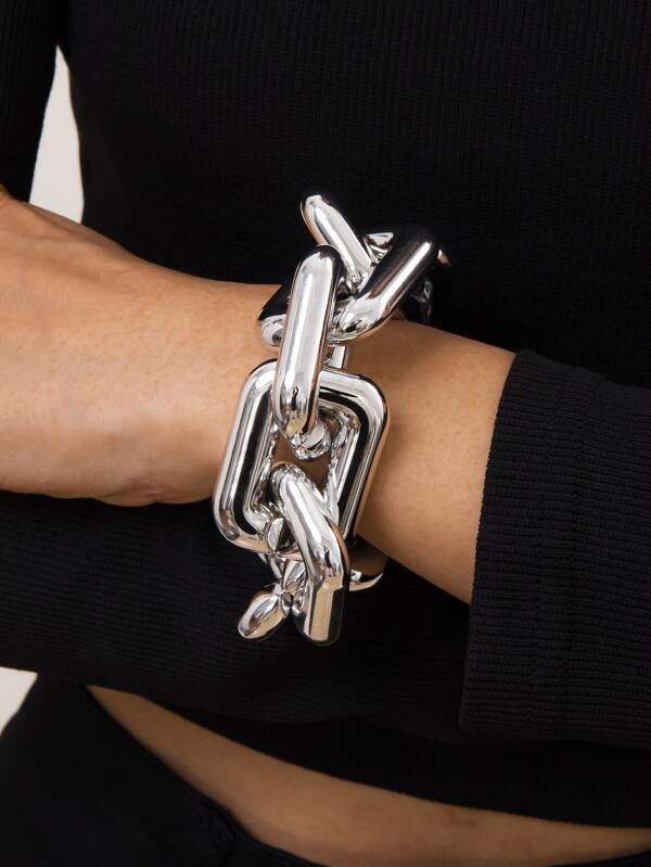 Geo Link Chain Bracelet for Women