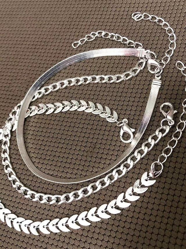 Fashion Outdoor Leaf Anklet for Women