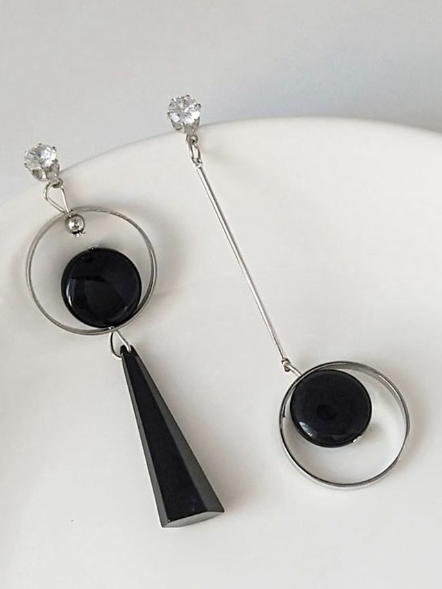 1 Pair Mismatch Earrings For Daily Festival Alloy Classic Fashion for Women