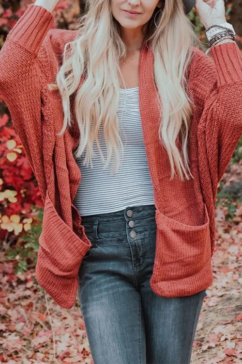 Cassie Batwing Sleeves Sweater Cardigans