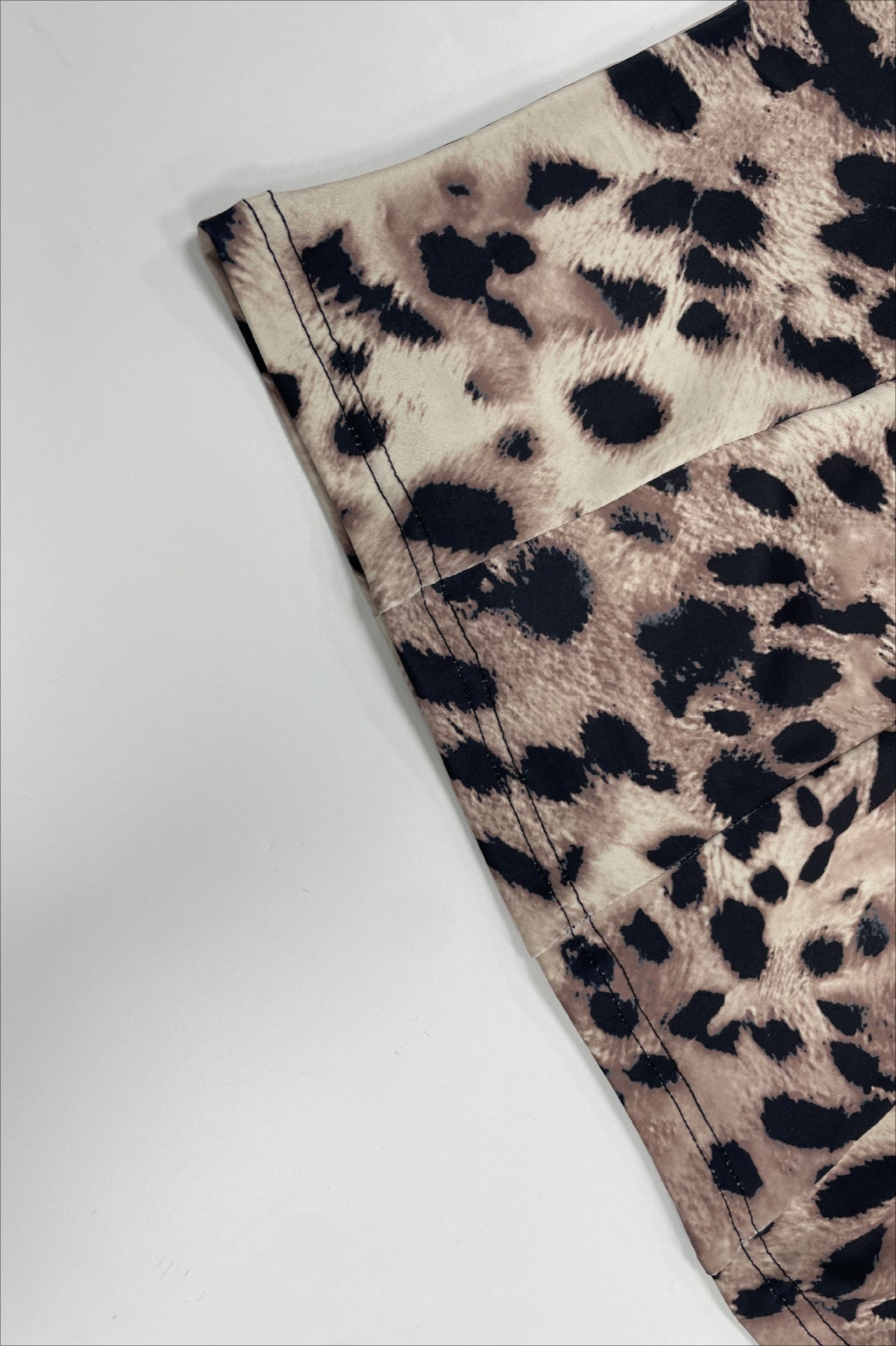 Leopard Print Bodycon Spaghetti Midi Dress