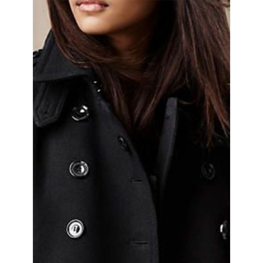 Double Breasted Coat for Women - Erika