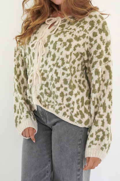 Colorblock Stripe Embroidered Cardigan