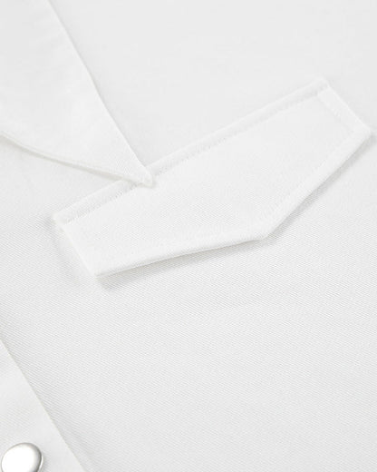 Lapel Loose Cotton Shirt