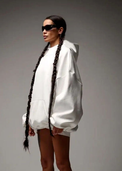 Reload Oversized Hoodie – Graphic Back Streetwear Sweatshirt for Women