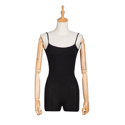 Mono deportivo sexy de tirantes ajustado sin espalda y con escote pronunciado para fitness