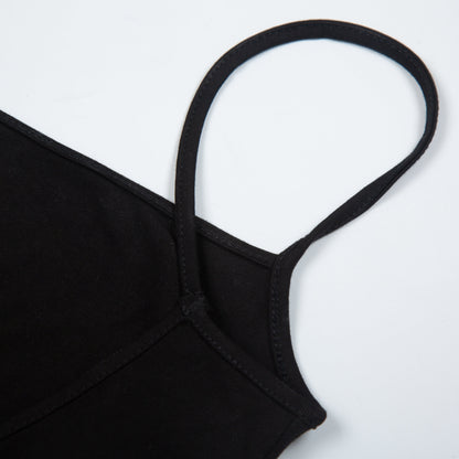 Mono deportivo sexy de tirantes ajustado sin espalda y con escote pronunciado para fitness