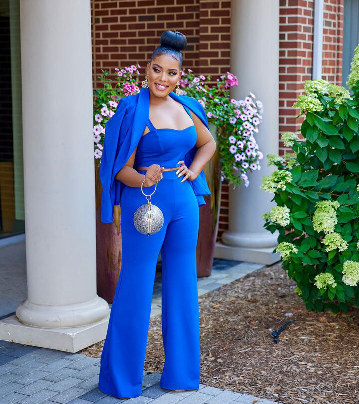 Traje de tres piezas con chaqueta, chaleco y pantalones anchos para otoño e invierno.