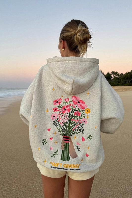 Pullover Embroidered Hoodies