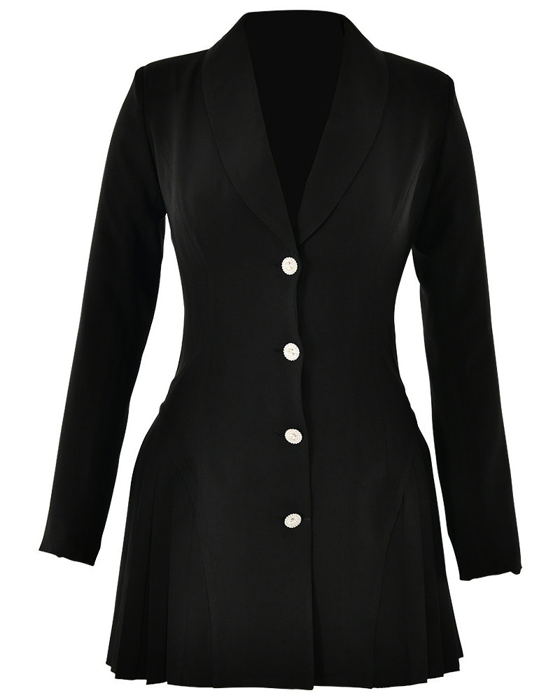 Deep V-Neckline Slim Fit Dress