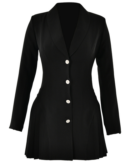 Deep V-Neckline Slim Fit Dress