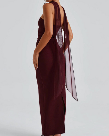 Slim Fit Tube Top Hip Dress