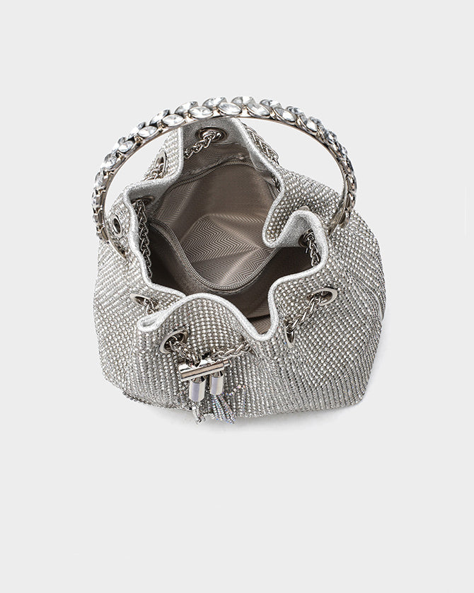 Rhinestone Shiny Diamond Bucket Bag