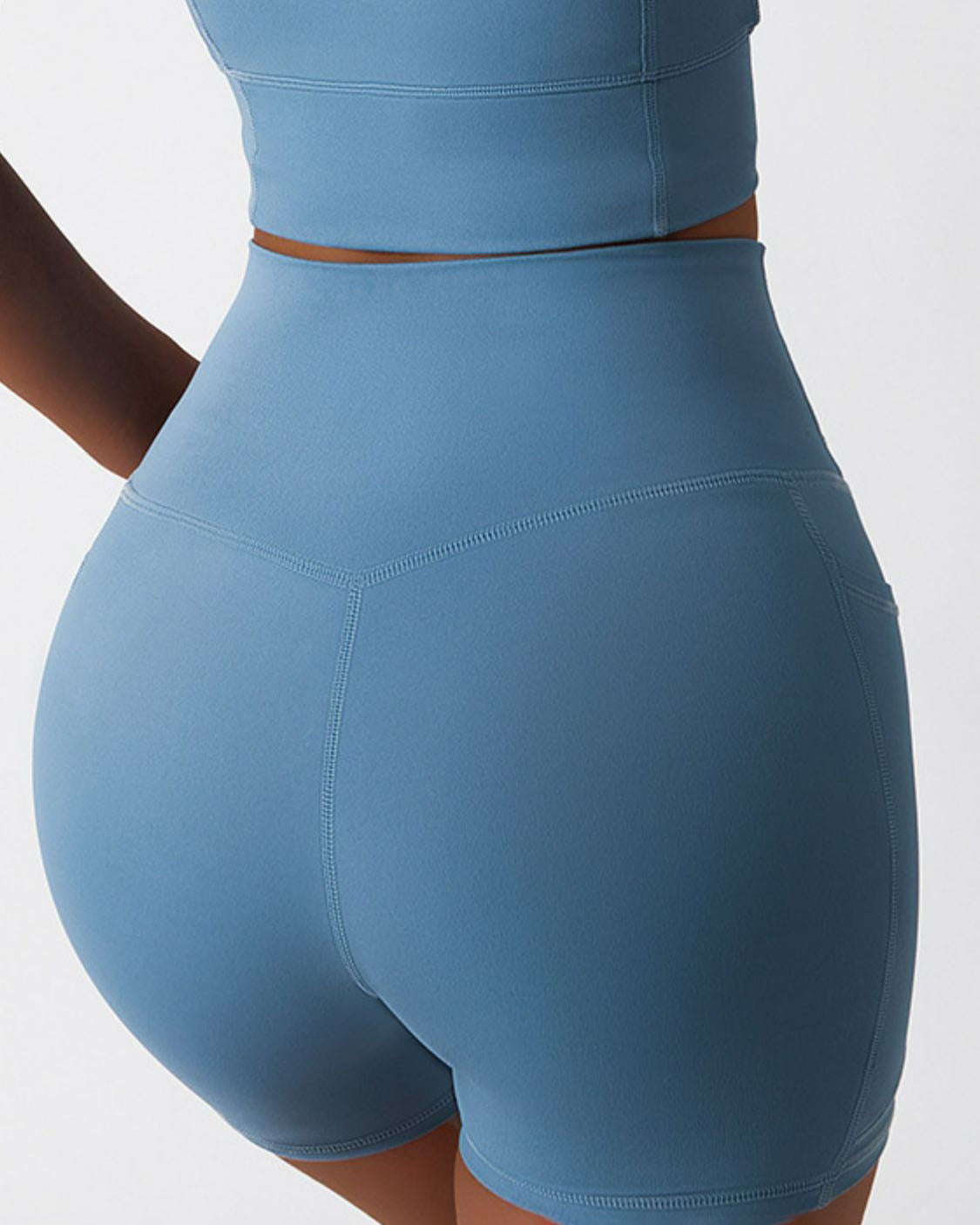 Quick-Dry Biker Shorts with Pockets