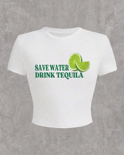 Lemon Letter Print Women’s T-Shirt