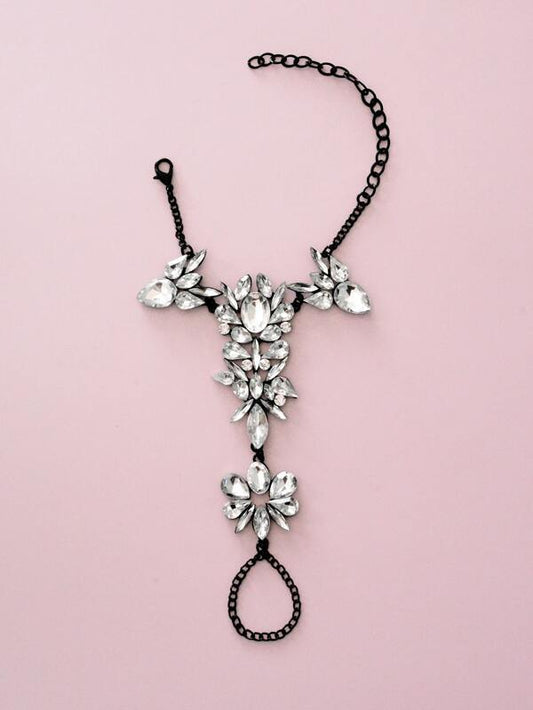 Waterdrop Decor Mittens Bracelet for Women