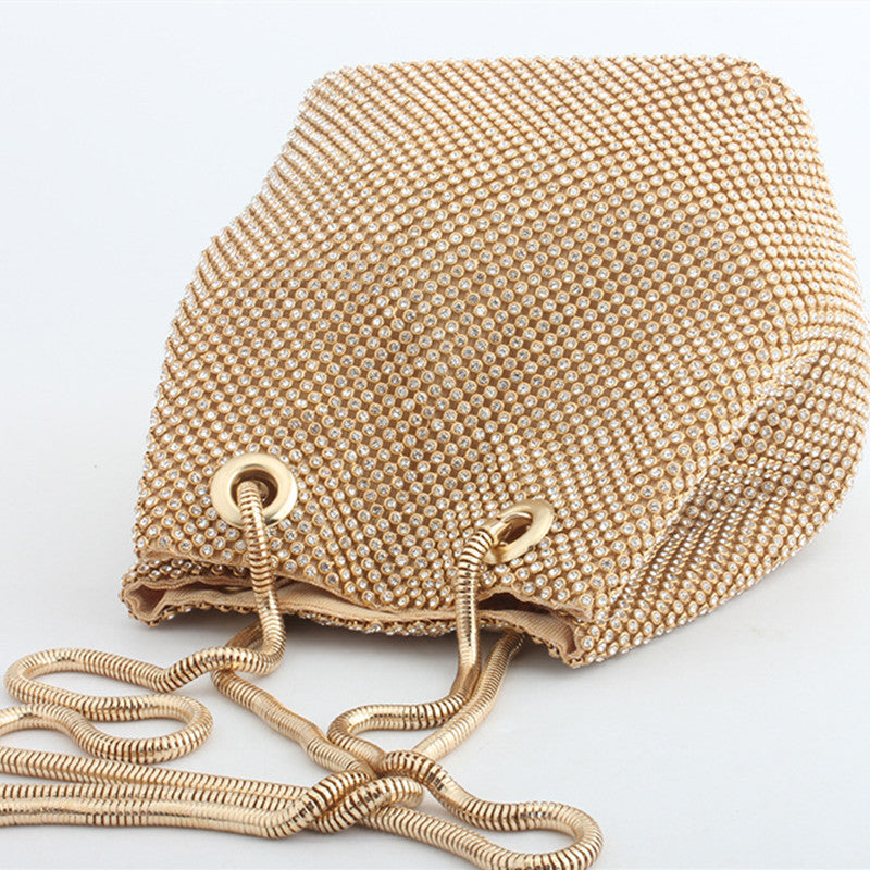 Bolsos tipo cubo con diamantes de imitación de moda (3 colores)