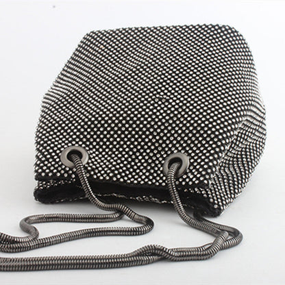 Bolsos tipo cubo con diamantes de imitación de moda (3 colores)