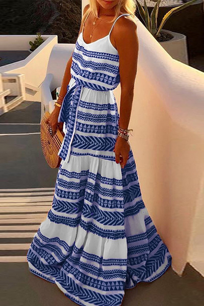 Vestidos de playa sexys con escote en V y frenillo estampado (4 colores)