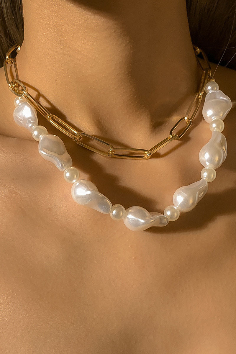 Collares de patchwork geométricos de simplicidad de moda