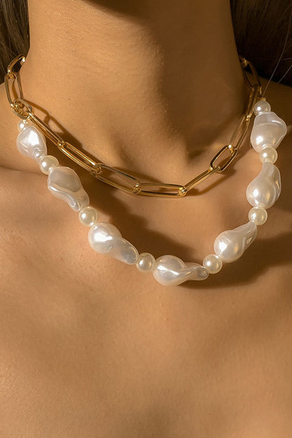 Collares de patchwork geométricos de simplicidad de moda