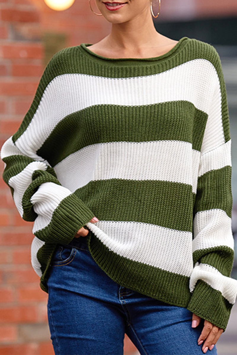 Tops básicos de cuello redondo con bultos de colores de moda urbana