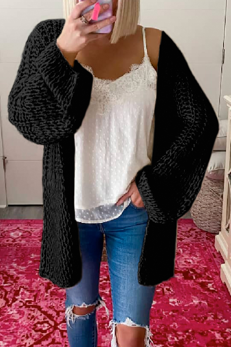 Tops casuales sólidos ahuecados