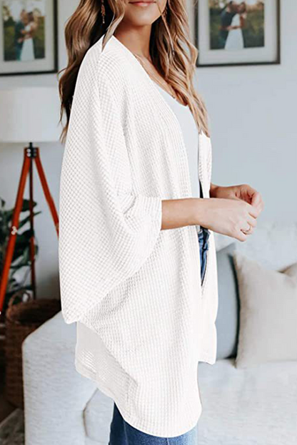 Suéter casual de calle con parches sólidos (10 colores)