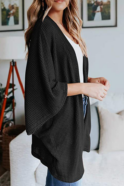 Suéter casual de calle con parches sólidos (10 colores)