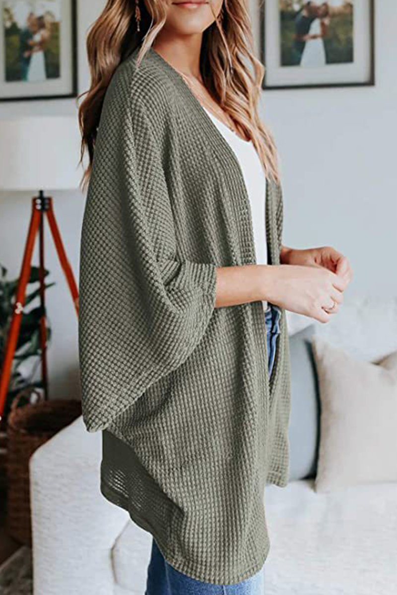 Suéter casual de calle con parches sólidos (10 colores)