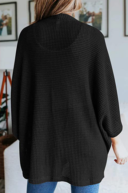 Suéter casual de calle con parches sólidos (10 colores)