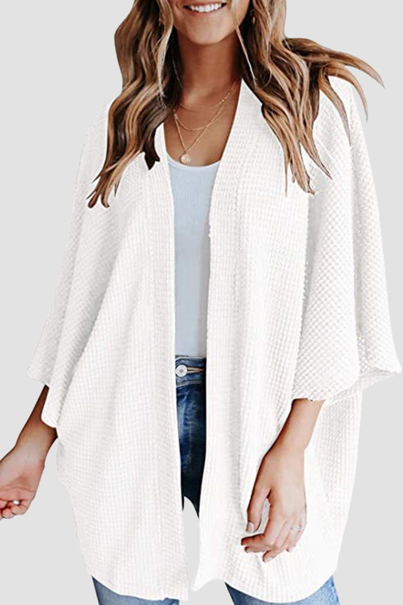 Suéter casual de calle con parches sólidos (10 colores)