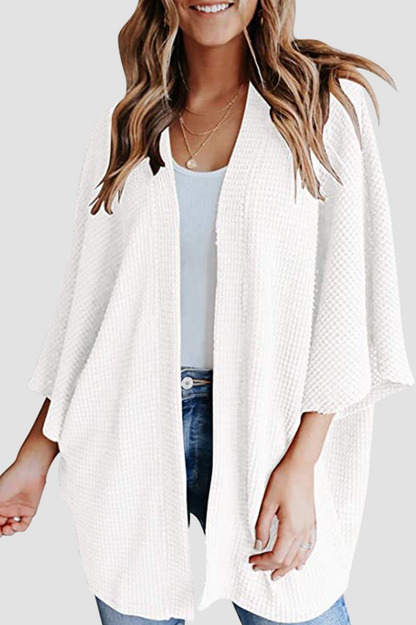 Suéter casual de calle con parches sólidos (10 colores)